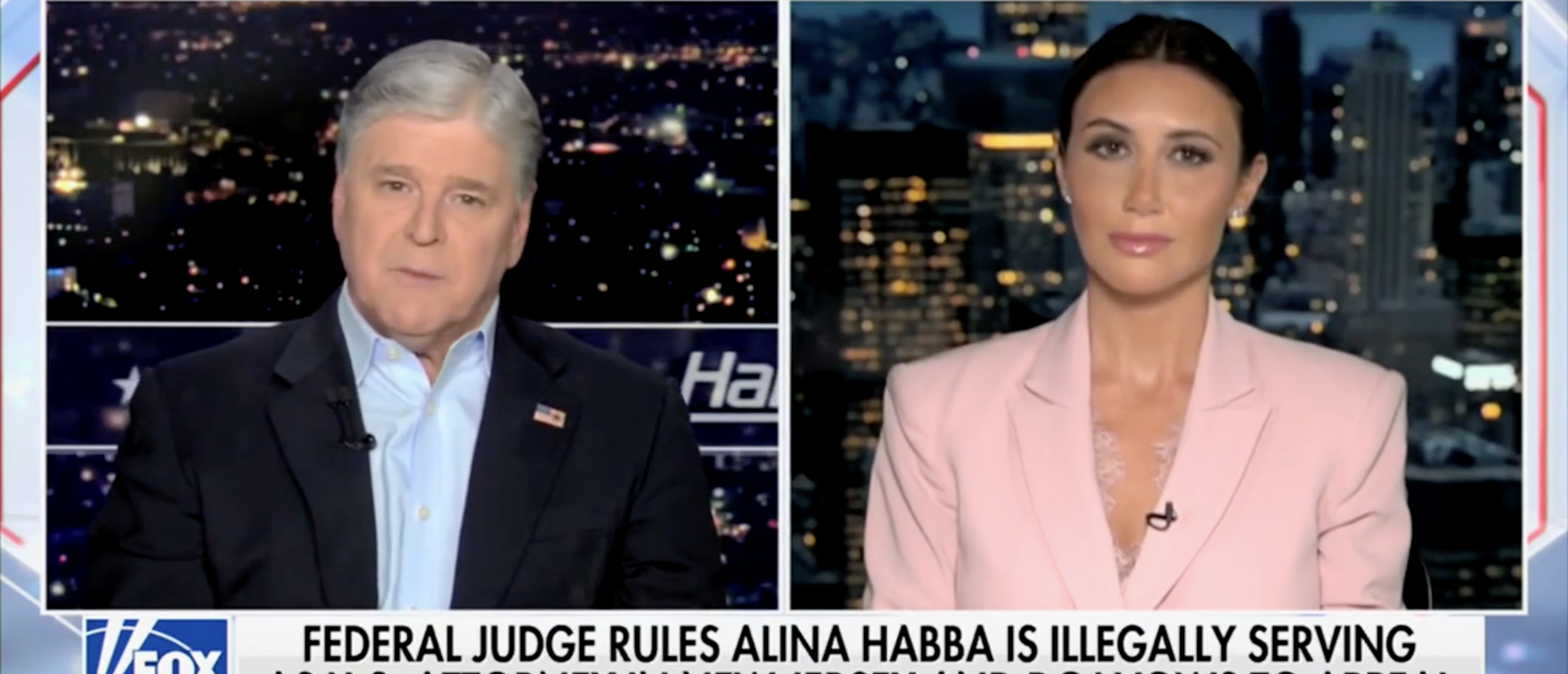 Alina Habba on "Hannity" discussing admin role [Screenshot/Fox News/"Hannity"]